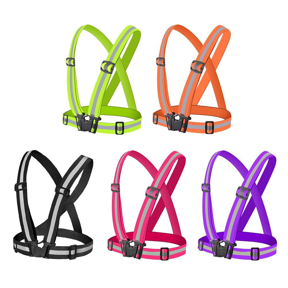 Running Gear For Night - Universal Highlight Adjustable Reflective Vest with
