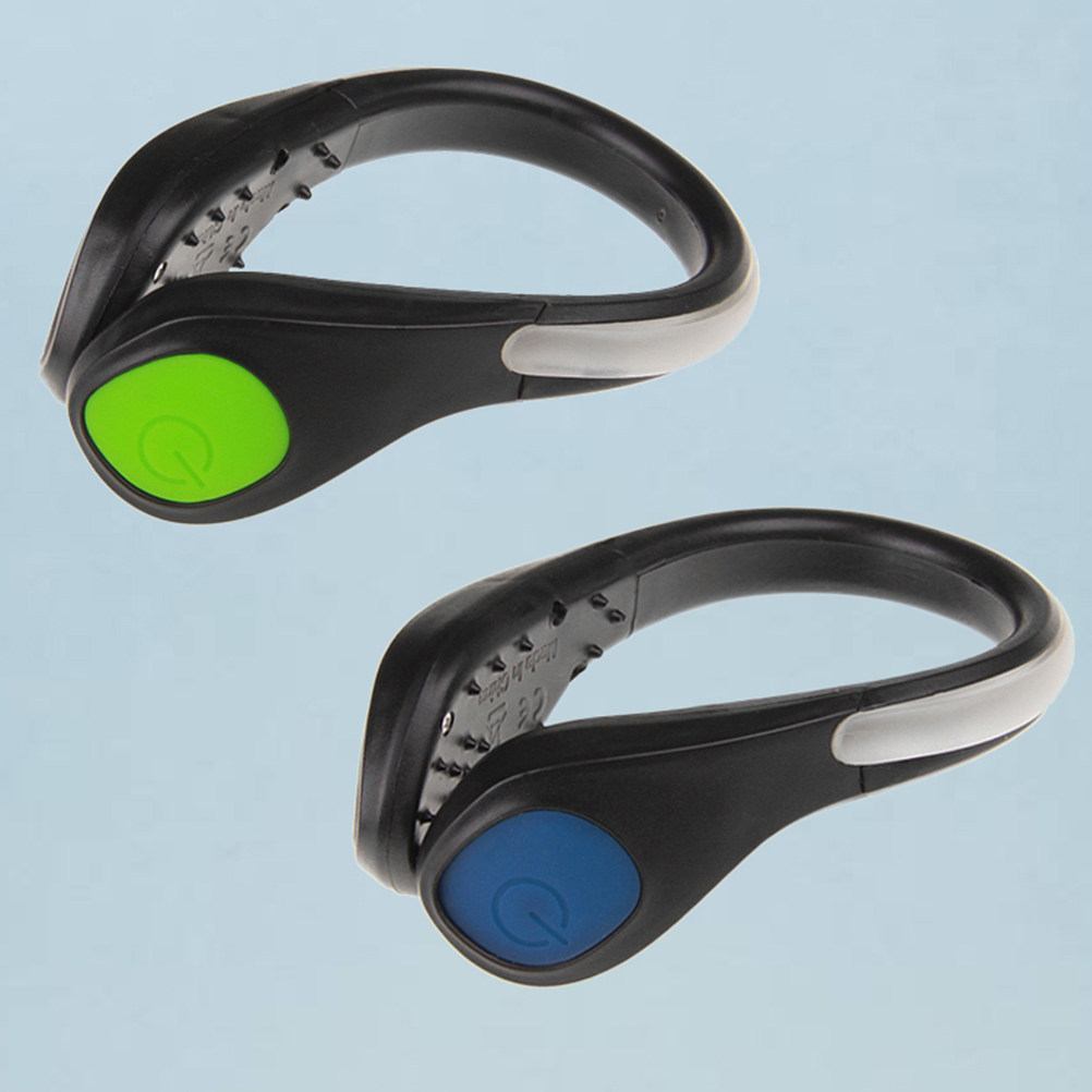 Running Gear For Night - 2Pcs LED Flash Shoe Light Clips