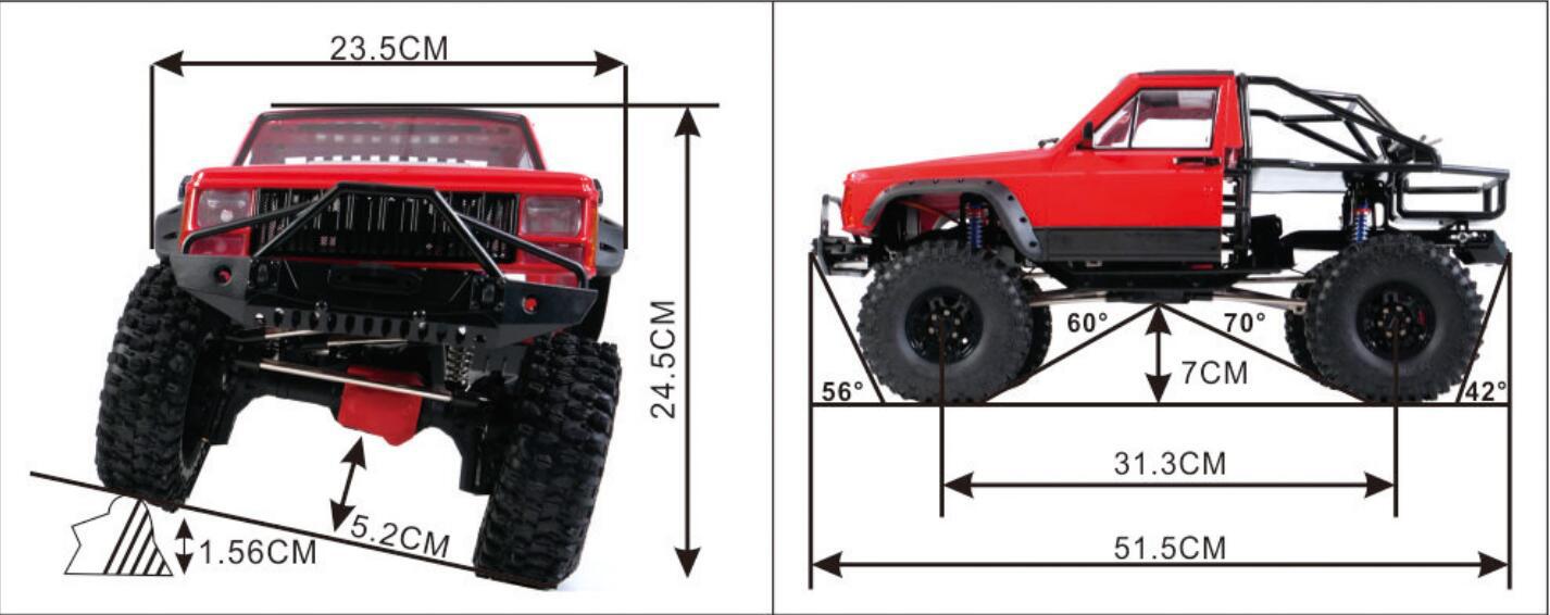 Axing RC Crawler, Cherokee Roc - đánh giá và giá High And Running Gear