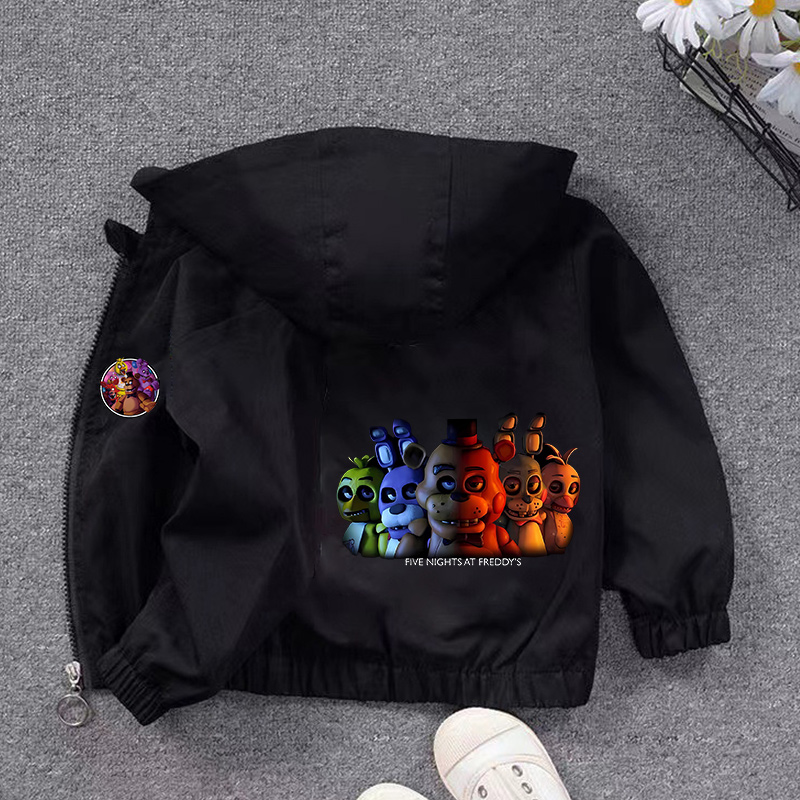 Fnafs Hooded Jacket Boys Girls - đánh giá và giá Running Gear Kids
