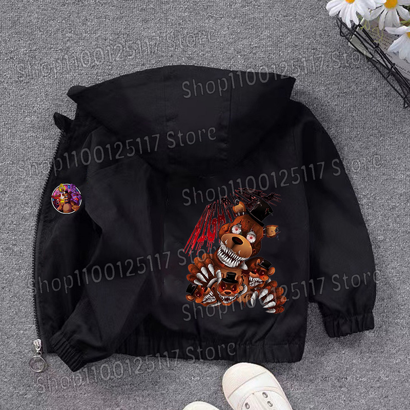 Fnafs Hooded Jacket Boys Girls - đánh giá và giá Running Gear Kids