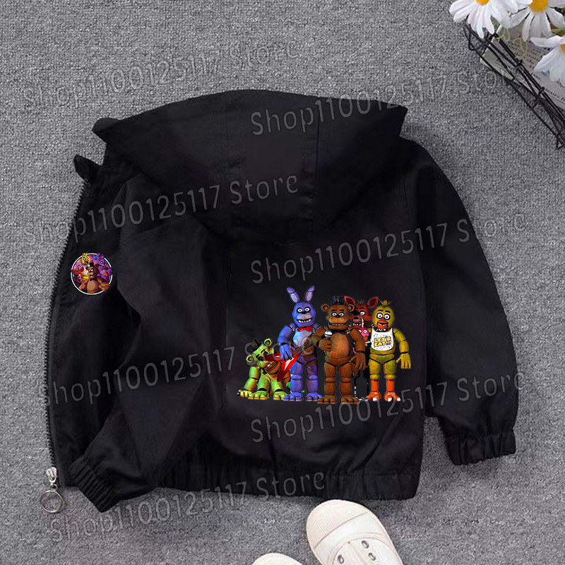 Fnafs Hooded Jacket Boys Girls - đánh giá và giá Running Gear Kids