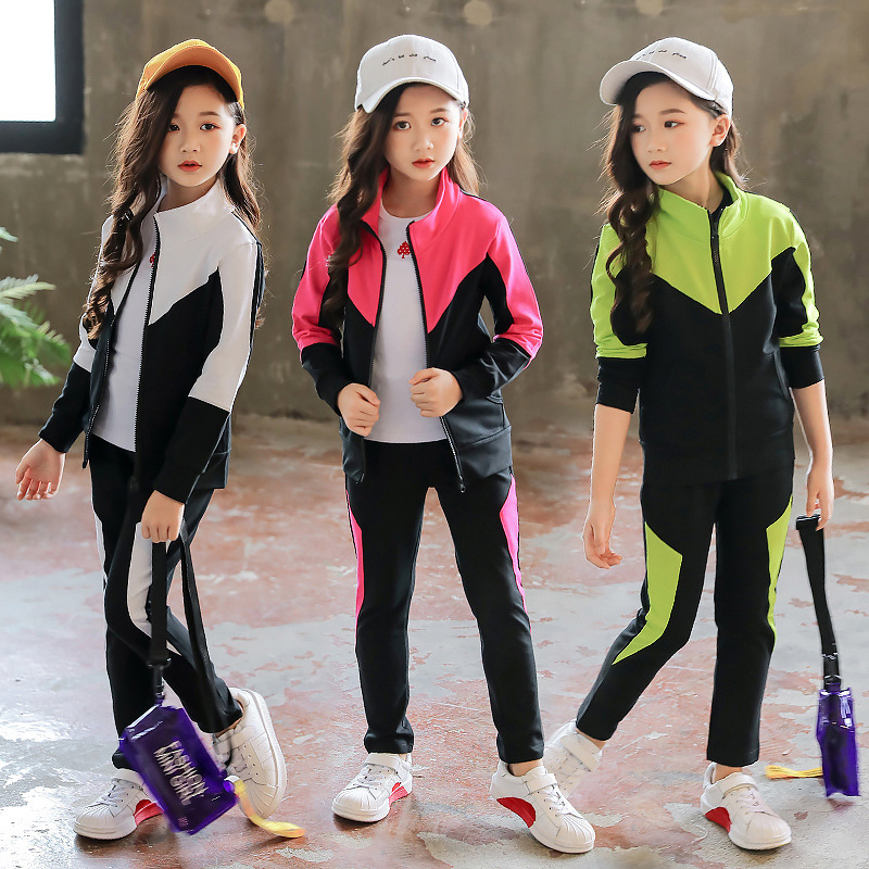 Spring Autumn Kids Clothes Gir - đánh giá và giá Running Gear Kids