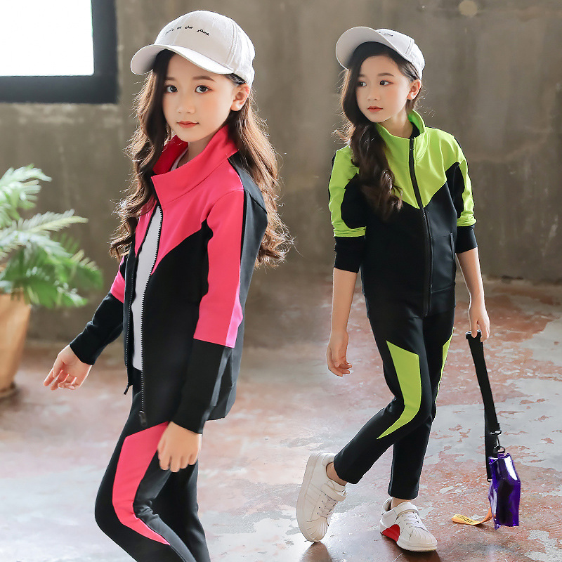 Spring Autumn Kids Clothes Gir - đánh giá và giá Running Gear Kids