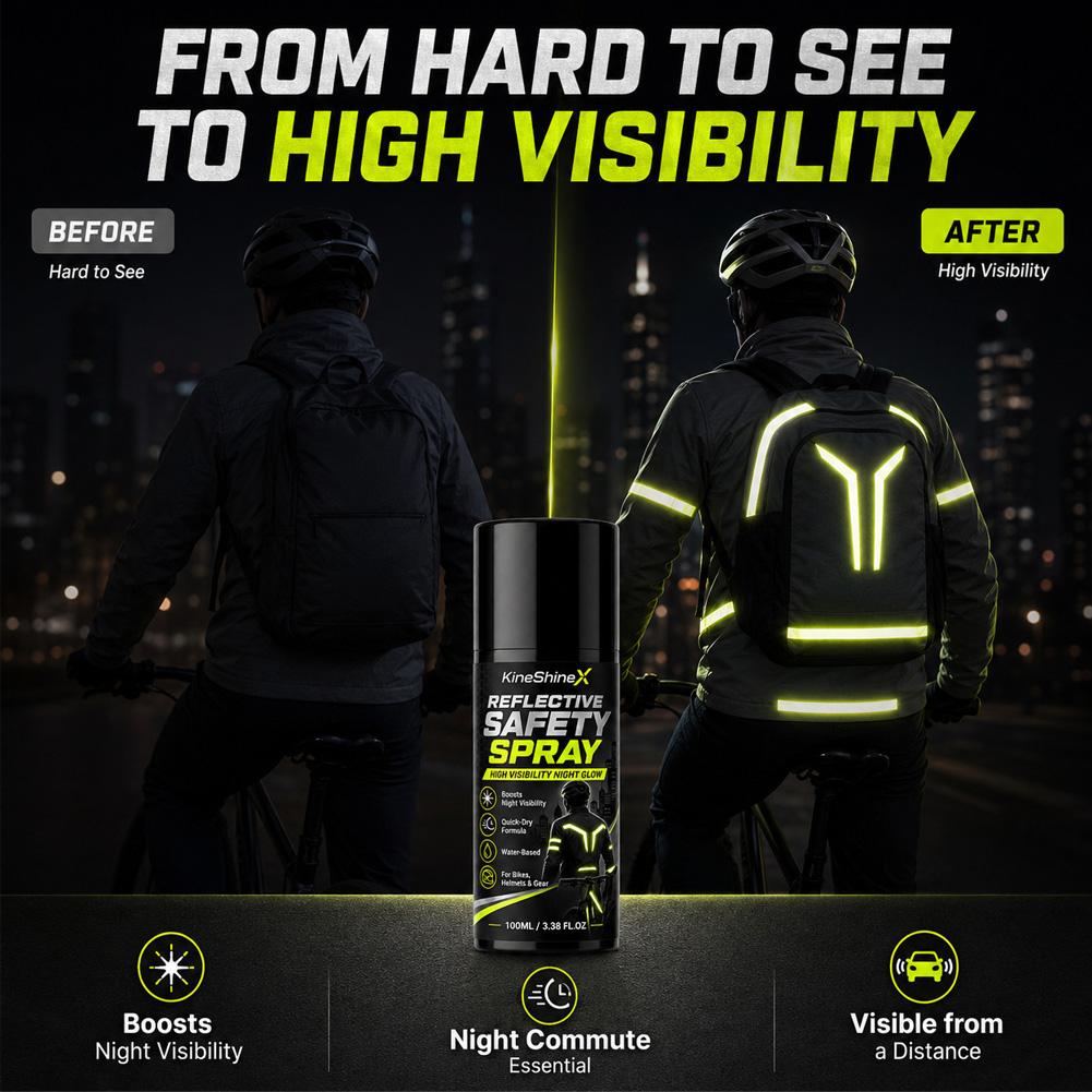 Night Reflective Safety Spray  - đánh giá và giá Running Gear For Night