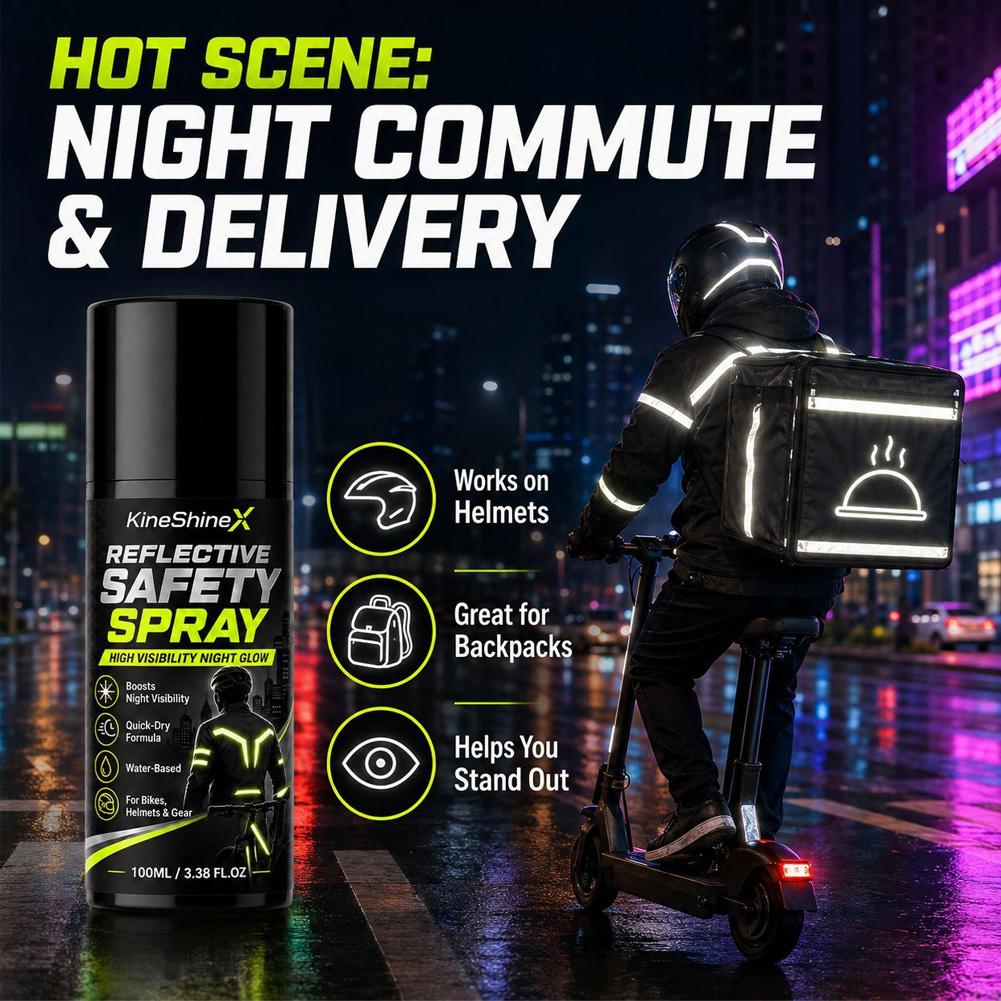Night Reflective Safety Spray  - đánh giá và giá Running Gear For Night